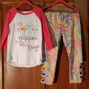 NEW "A LOT CAN HAPPEN IN THREE DAYS" 2 PIECE SET